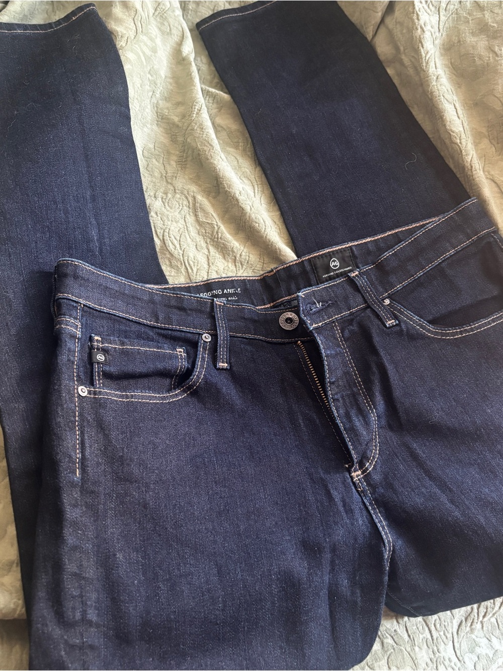 Adriano goldschmied Dark Indigo Women's Straight-Leg Jeans 29